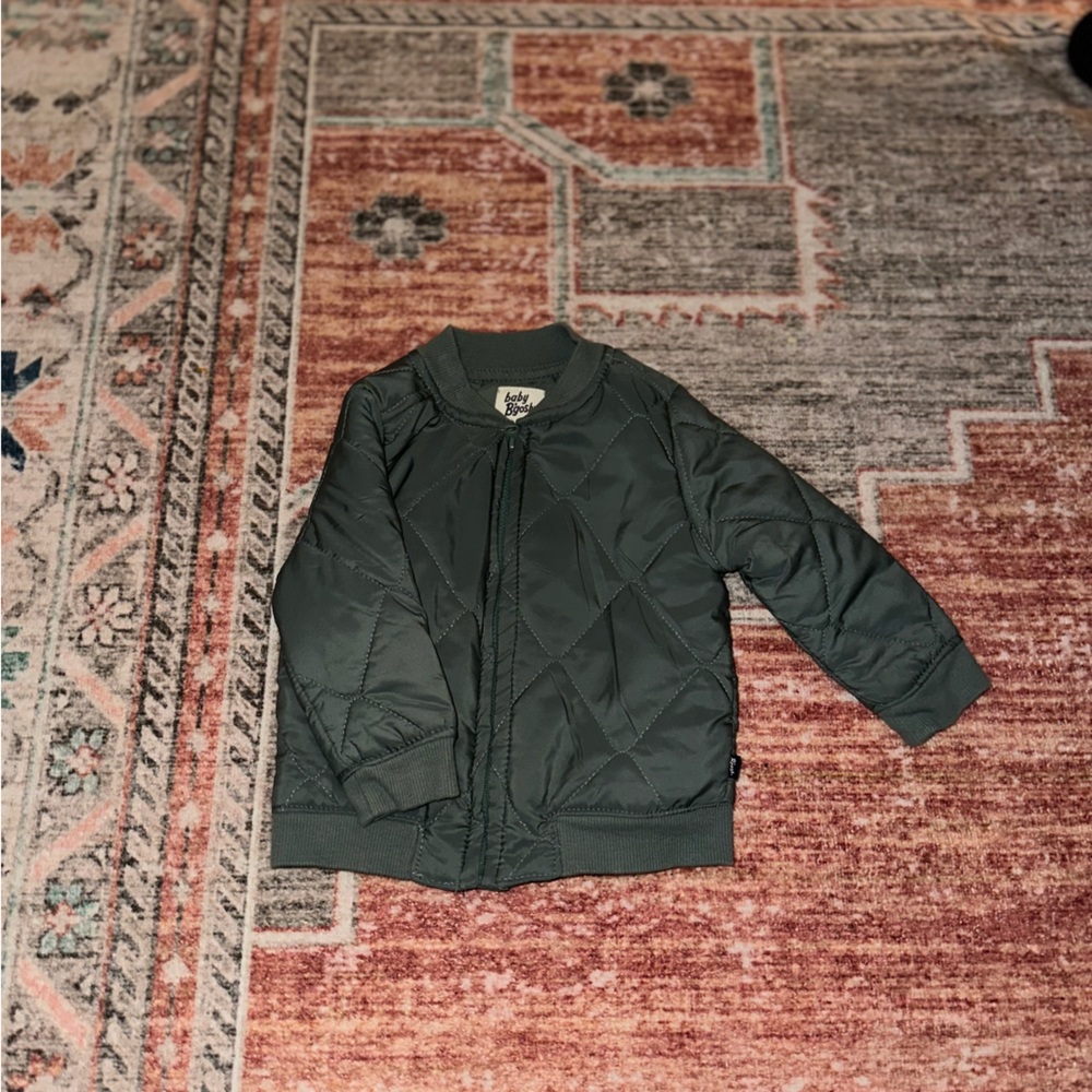 Green 9 month Carters bomber jacket